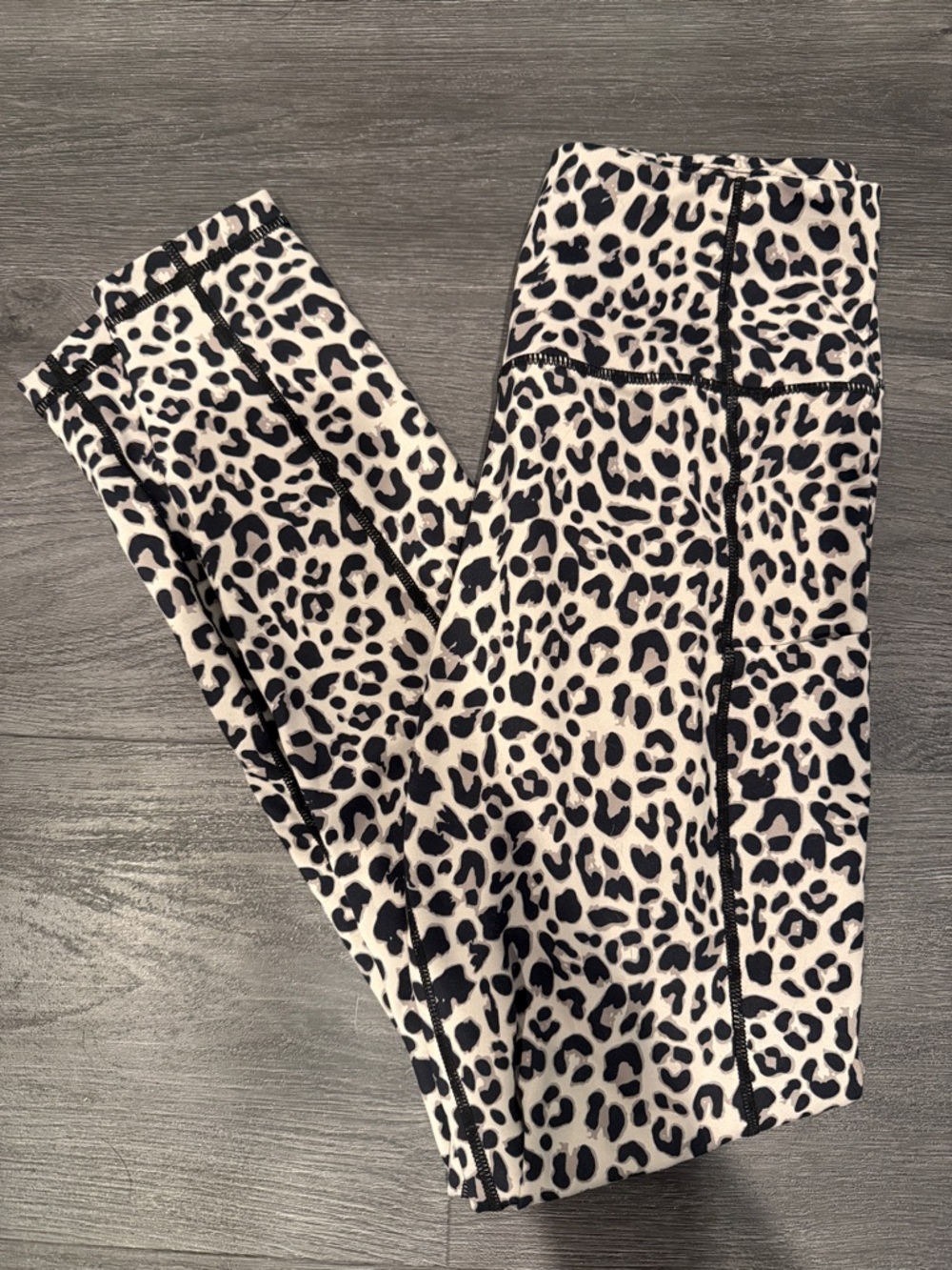 Leopard Print Leggings w Pockets